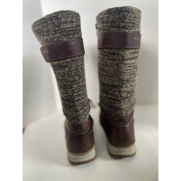 Merrell Dry Eventyr Peak Women's Boots Size 9 Tall Leather Brown J42376 - Picture 4 of 16